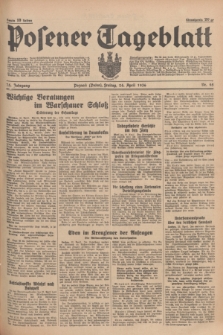 Posener Tageblatt. Jg.75, Nr. 95 (24 April 1936) + dod.