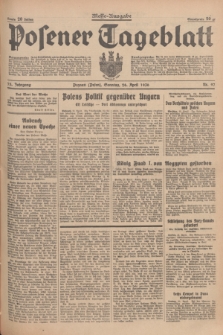 Posener Tageblatt. Jg.75, Nr. 97 (26 April 1936) + dod.
