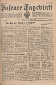 Posener Tageblatt. Jg.75, Nr. 103 (3 Mai 1936) + dod.