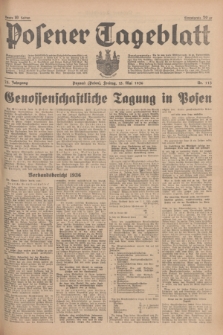 Posener Tageblatt. Jg.75, Nr. 113 (15 Mai 1936) + dod.