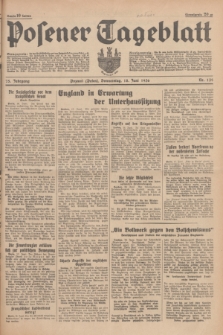 Posener Tageblatt. Jg.75, Nr. 139 (18 Juni 1936) + dod.