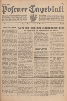 Posener Tageblatt. Jg.75, Nr. 142 (21 Juni 1936) + dod.