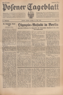 Posener Tageblatt. Jg.75, Nr. 175 (31 Juli 1936) + dod.
