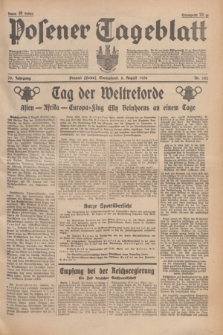 Posener Tageblatt. Jg.75, Nr. 182 (8 August 1936) + dod.