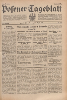 Posener Tageblatt. Jg.75, Nr. 194 (23 August 1936) + dod.