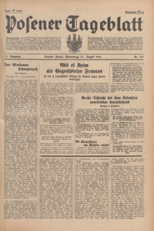 Posener Tageblatt. Jg.75, Nr. 197 (27 August 1936) + dod.