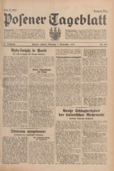 Posener Tageblatt. Jg.75, Nr. 201 (1 September 1936) + dod.