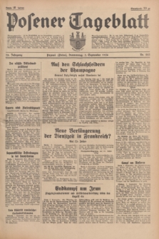 Posener Tageblatt. Jg.75, Nr. 203 (3 September 1936) + dod.