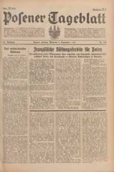 Posener Tageblatt. Jg.75, Nr. 208 (9 September 1936) + dod.