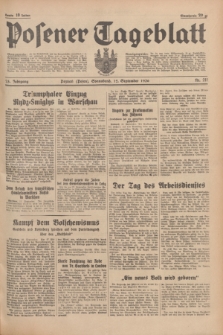 Posener Tageblatt. Jg.75, Nr. 211 (12 September 1936) + dod.
