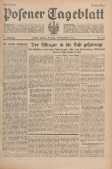 Posener Tageblatt. Jg.75, Nr. 218 (20 September 1936) + dod.