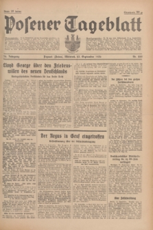 Posener Tageblatt. Jg.75, Nr. 220 (23 September 1936) + dod.