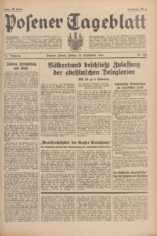 Posener Tageblatt. Jg.75, Nr. 222 (25 September 1936) + dod.