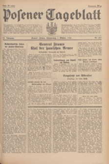 Posener Tageblatt. Jg.75, Nr. 227 (1 Oktober 1936) + dod.