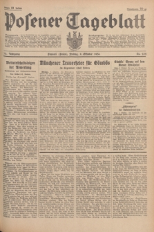 Posener Tageblatt. Jg.75, Nr. 234 (9 Oktober 1936) + dod.