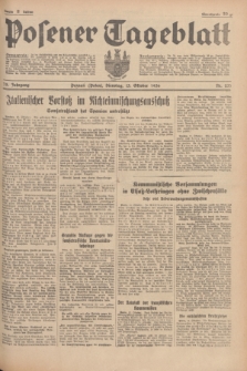 Posener Tageblatt. Jg.75, Nr. 237 (13 Oktober 1936) + dod.