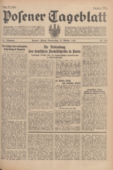 Posener Tageblatt. Jg.75, Nr. 239 (15 Oktober 1936) + dod.