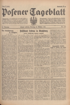 Posener Tageblatt. Jg.75, Nr. 243 (20 Oktober 1936) + dod.
