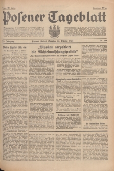Posener Tageblatt. Jg.75, Nr. 248 (25 Oktober 1936) + dod.