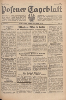 Posener Tageblatt. Jg.75, Nr. 250 (28 Oktober 1936) + dod.