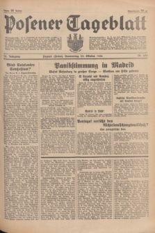 Posener Tageblatt. Jg.75, Nr. 251 (29 Oktober 1936) + dod.