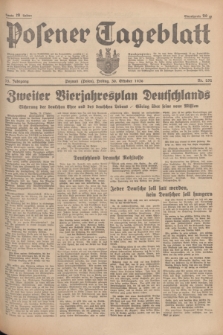 Posener Tageblatt. Jg.75, Nr. 252 (30 Oktober 1936) + dod.