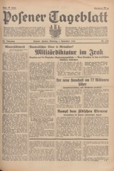Posener Tageblatt. Jg.75, Nr. 254 (1 November 1936) + dod.