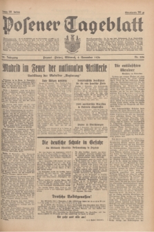 Posener Tageblatt. Jg.75, Nr. 256 (4 November 1936) + dod.