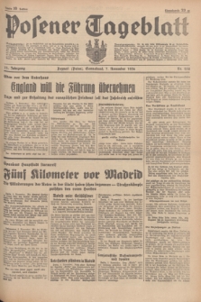 Posener Tageblatt. Jg.75, Nr. 259 (7 November 1936) + dod.