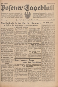 Posener Tageblatt. Jg.75, Nr. 266 (15 November 1936) + dod.