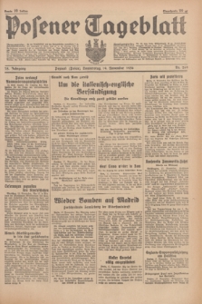 Posener Tageblatt. Jg.75, Nr. 269 (19 November 1936) + dod.