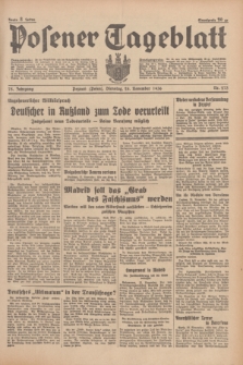 Posener Tageblatt. Jg.75, Nr. 273 (24 November 1936) + dod.
