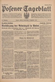 Posener Tageblatt. Jg.75, Nr. 281 (3 Dezember 1936) + dod.