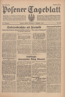 Posener Tageblatt. Jg.75, Nr. 284 (6 Dezember 1936) + dod.