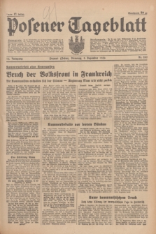 Posener Tageblatt. Jg.75, Nr. 285 (8 Dezember 1936) + dod.