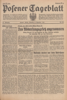 Posener Tageblatt. Jg.75, Nr. 289 (13 Dezember 1936) + dod.
