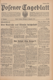 Posener Tageblatt. Jg.75, Nr. 291 (16 Dezember 1936) + dod.
