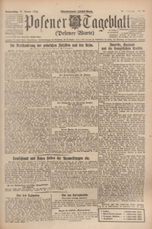 Posener Tageblatt (Posener Warte). Jg.63, Nr. 26 (31 Januar 1924) + dod.
