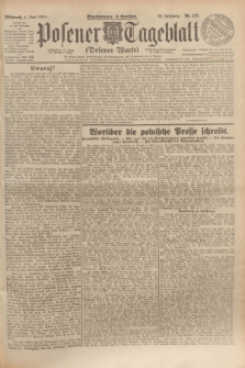 Posener Tageblatt (Posener Warte). Jg.63, Nr. 127 (4 Juni 1924) + dod.