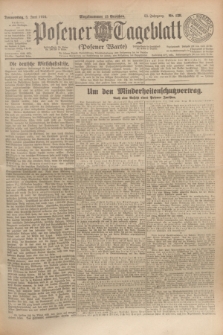 Posener Tageblatt (Posener Warte). Jg.63, Nr. 128 (5 Juni 1924) + dod.