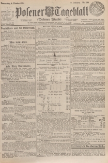Posener Tageblatt (Posener Warte). Jg.63, Nr. 233 (9 Oktober 1924)