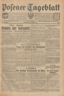 Posener Tageblatt. Jg.70, Nr. 5 (8 Januar 1931) + dod.