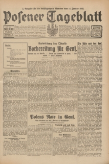 Posener Tageblatt. Jg.70, Nr. 10 (14 Januar 1931) + dod. [po konfiskacie]