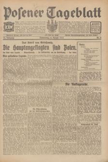 Posener Tageblatt. Jg.70, Nr. 11 (15 Januar 1931) + dod.