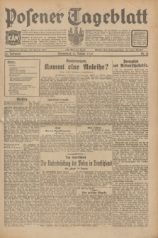 Posener Tageblatt. Jg.70, Nr. 13 (17 Januar 1931) + dod.