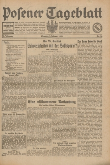 Posener Tageblatt. Jg.70, Nr. 26 (1 Februar 1931) + dod.