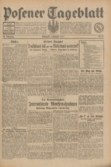 Posener Tageblatt. Jg.70, Nr. 27 (4 Februar 1931) + dod.