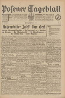 Posener Tageblatt. Jg.70, Nr. 29 (6 Februar 1931) + dod.