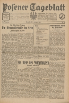 Posener Tageblatt. Jg.70, Nr. 30 (7 Februar 1931) + dod.