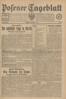 Posener Tageblatt. Jg.70, Nr. 31 (8 Februar 1931) + dod.